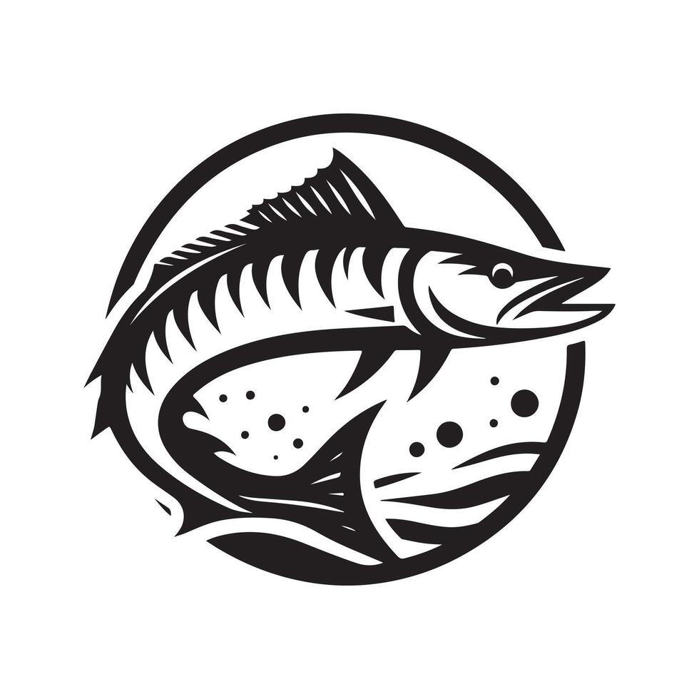 Black Barracuda for Print Projects vector