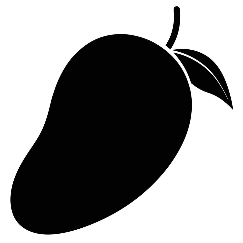 Mango Line Icons On Colored Bases vector