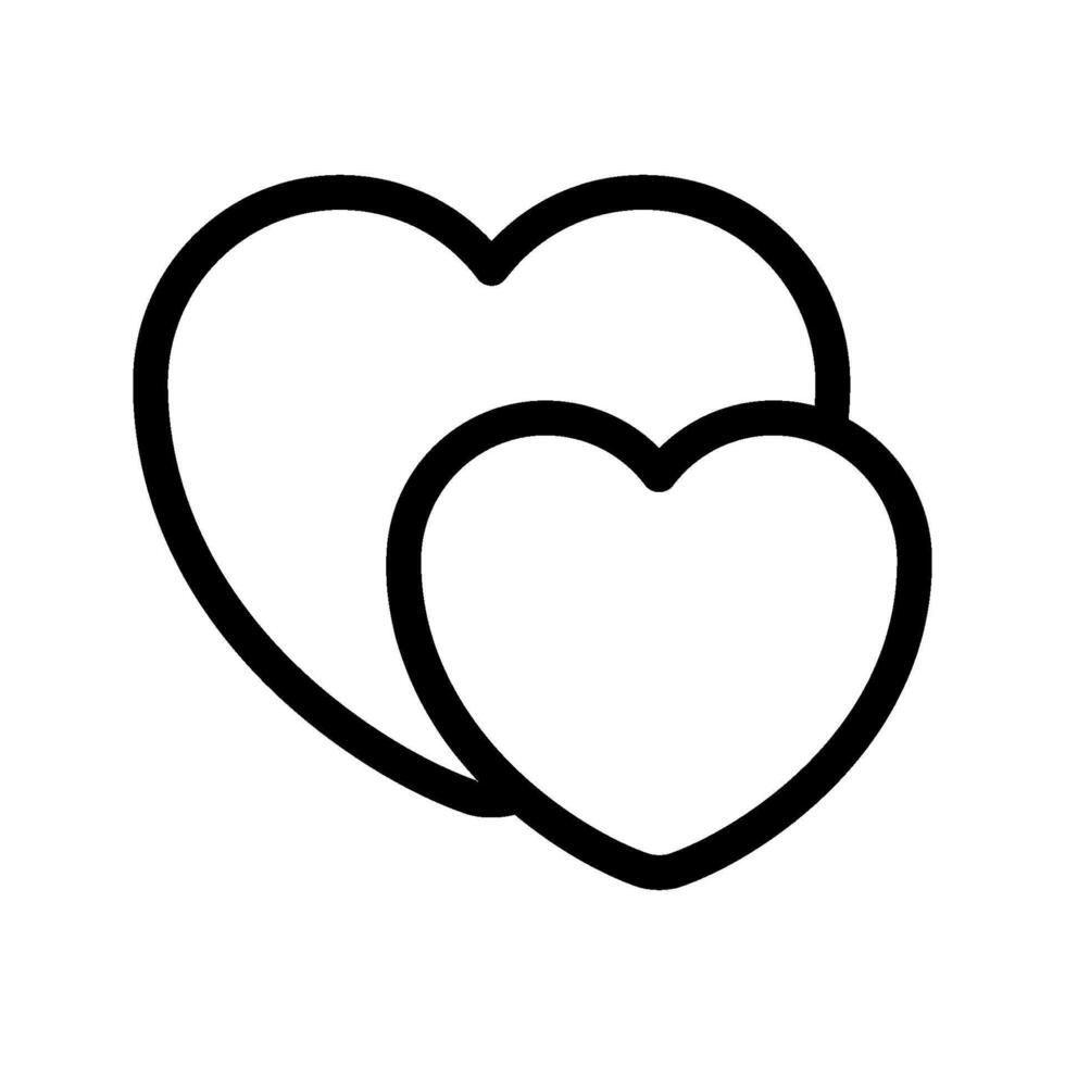 Love Heart icon set. for mobile concept and web design. illustration vector