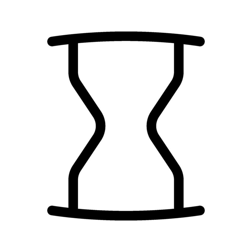 Hourglass Icon. symbol for mobile concept and web design. illustration vector