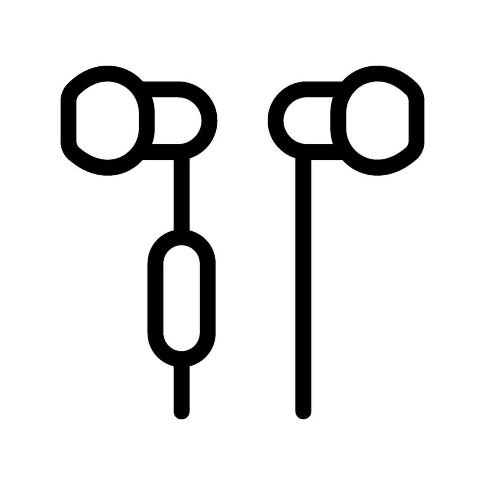 Earphone Icon. for mobile concept and web design. illustration vector