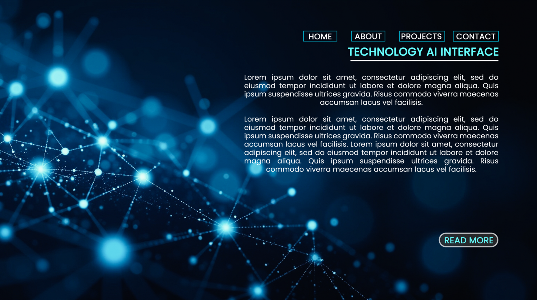 Hi tech cyber digital technology web home page banners featuring artificial intelligence and futuristic designs psd