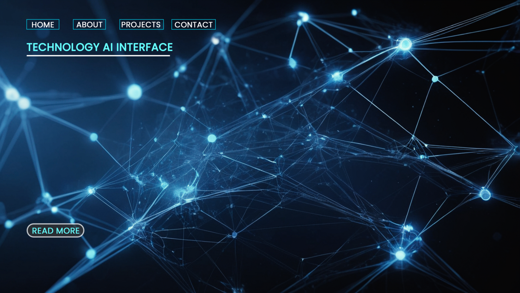 Futuristic cyber digital networking and artificial intelligence in modern hi tech technology web home page banners psd