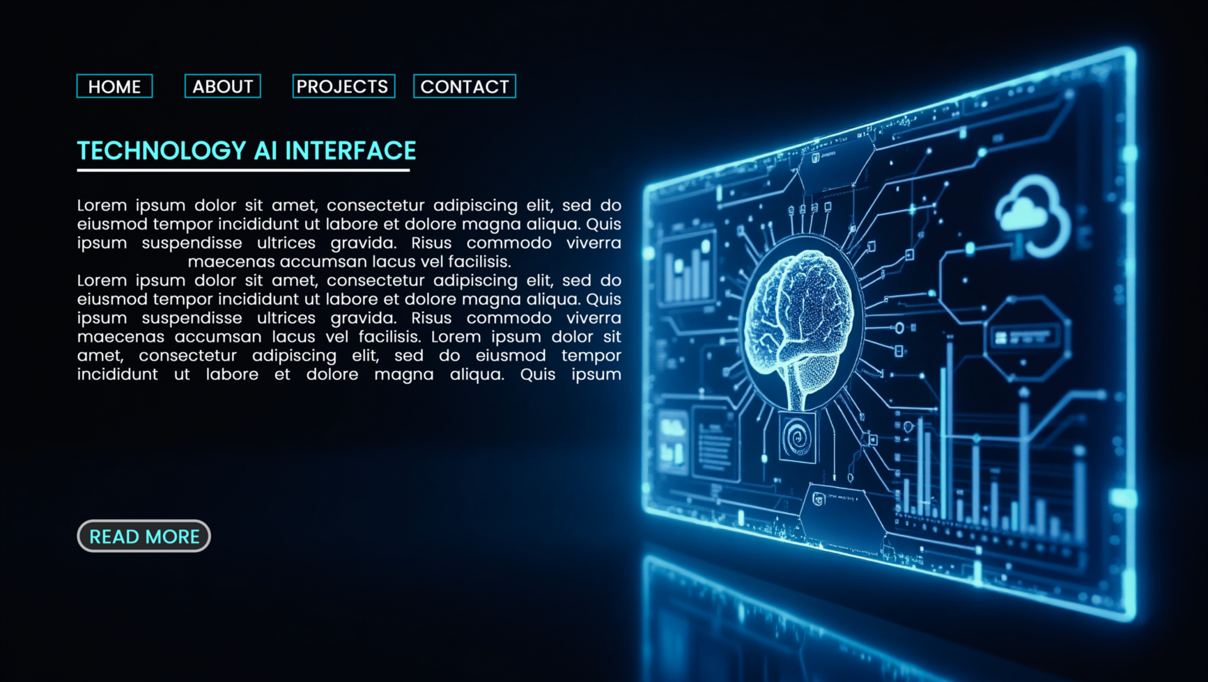 Cyber themed hi tech technology banners featuring artificial intelligence and digital connectivity psd