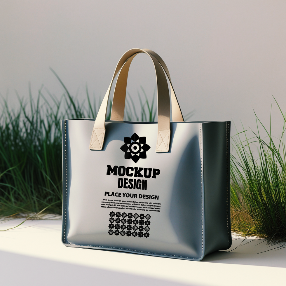 Tote bag mockup showcasing a trendy tote bag for advertising and promotional giveaways psd