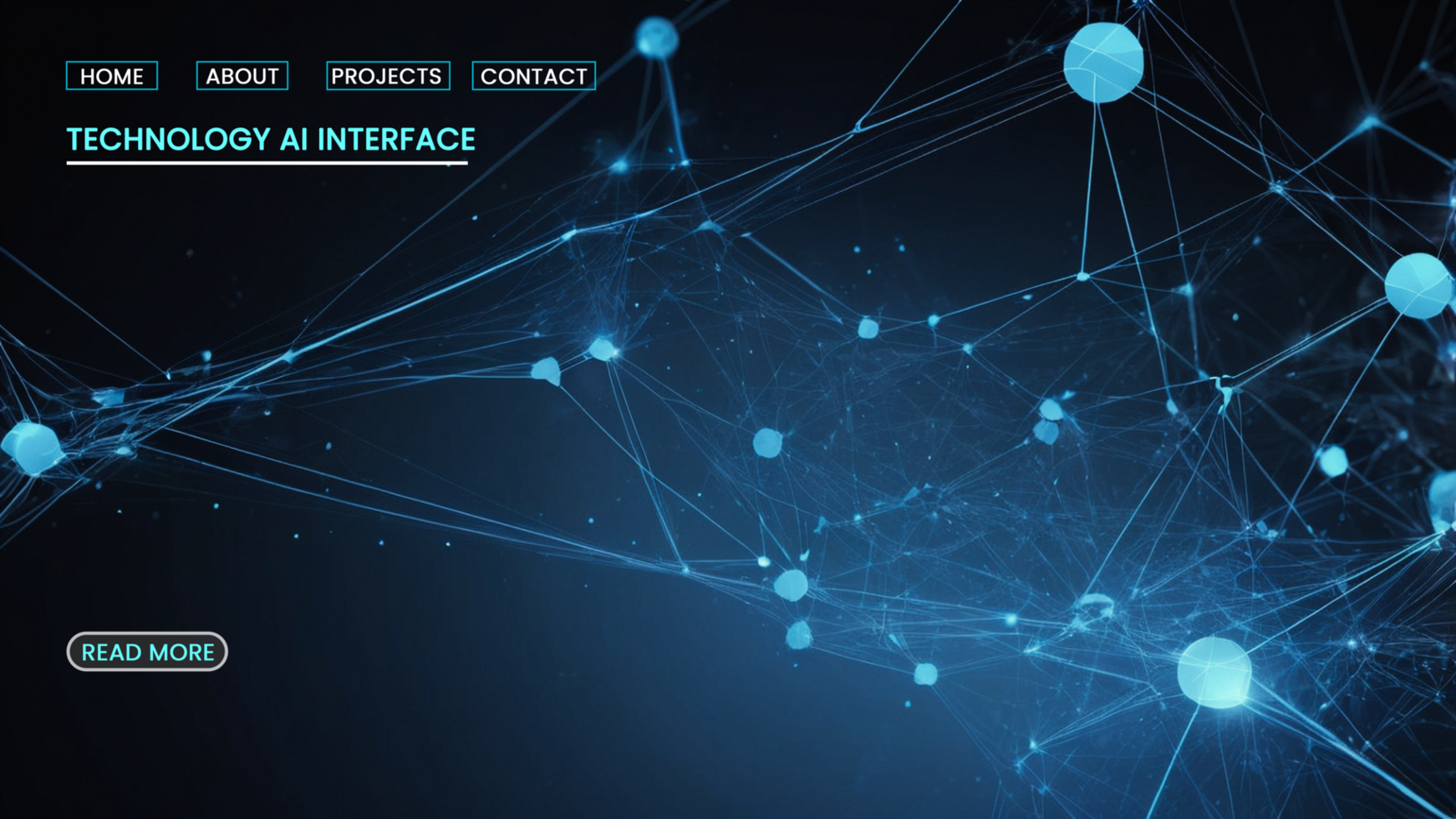 Cyber futuristic artificial intelligence in hi tech technology web home page banners with digital innovation psd