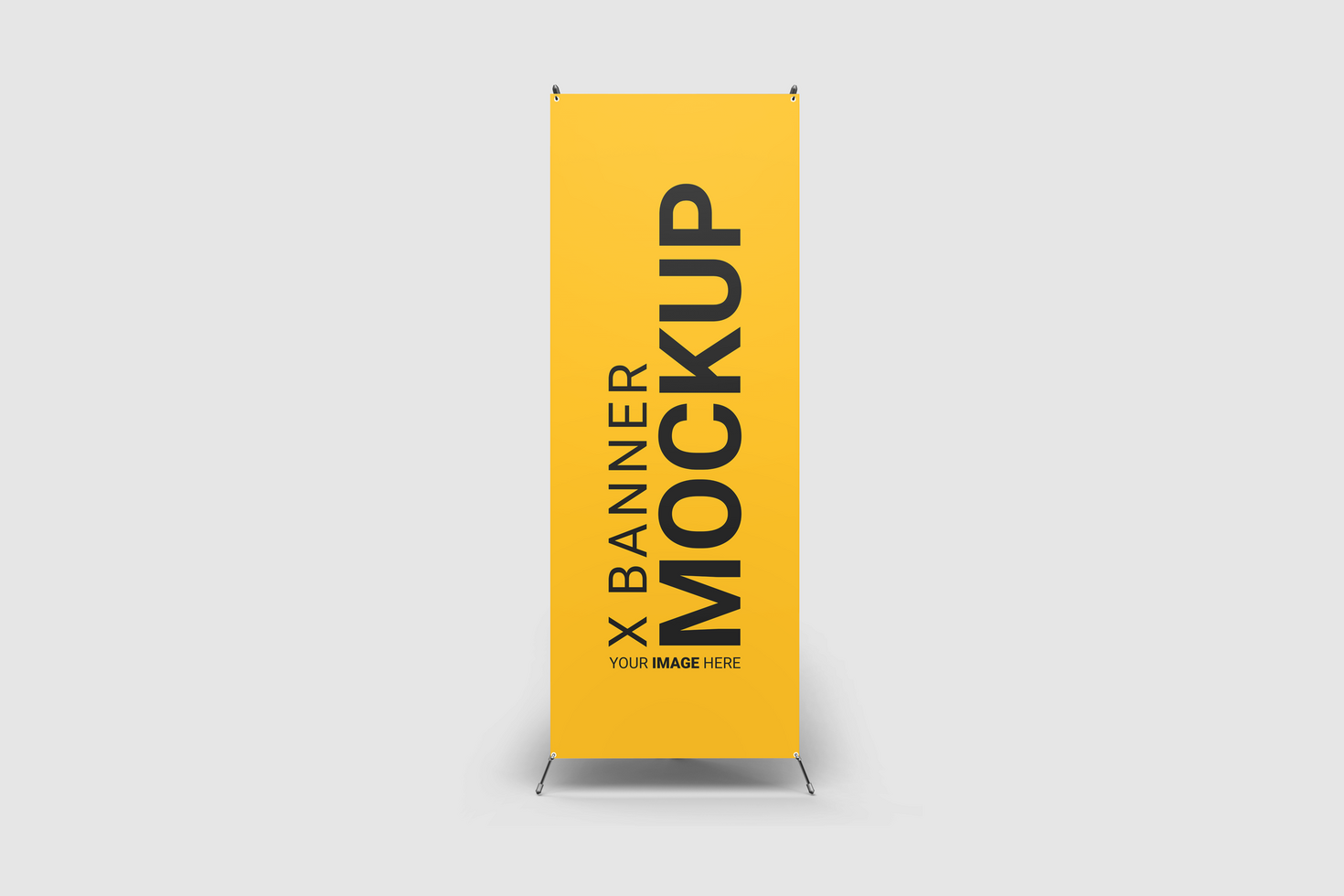 STANDING BANNER MOCKUP psd