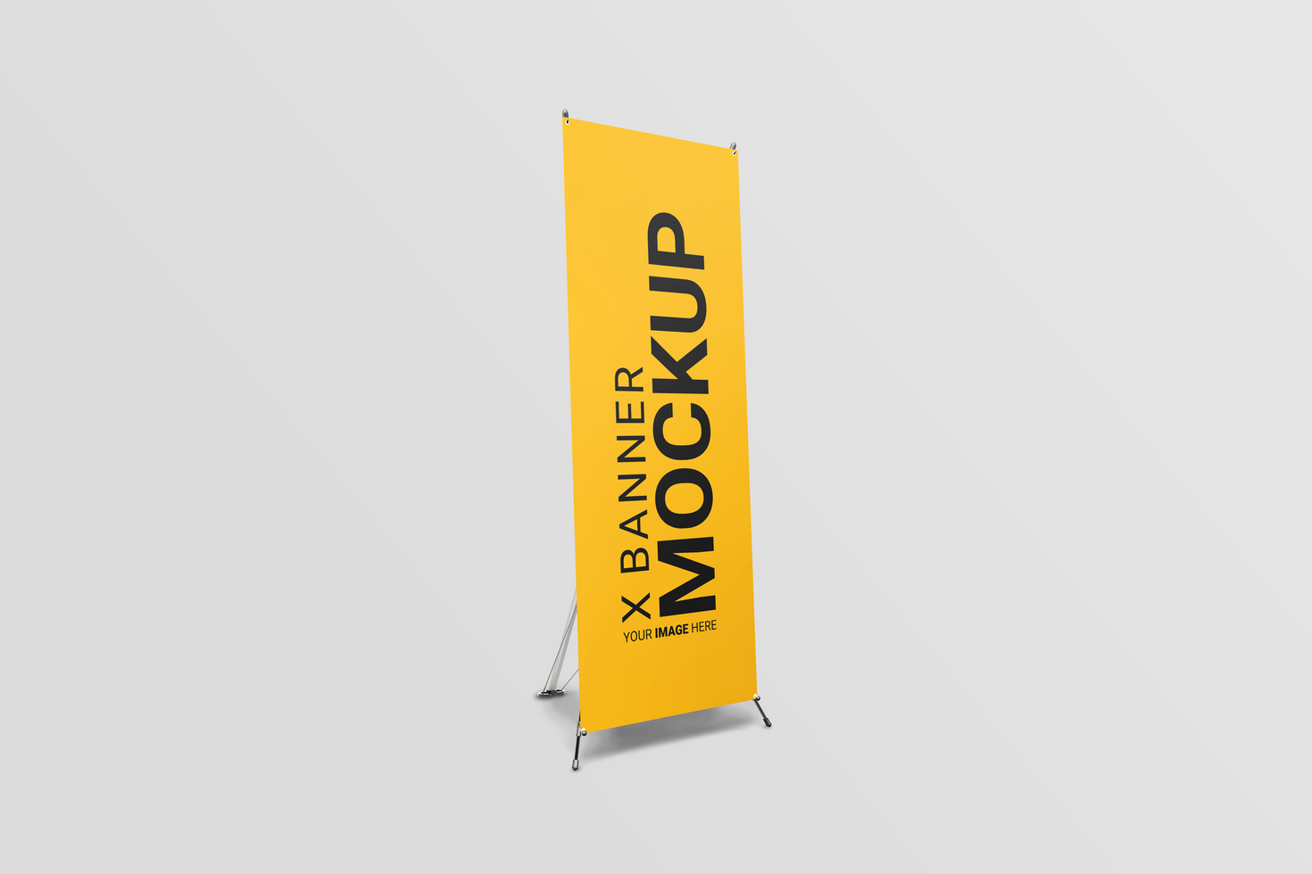 X BANNER TILT RIGHT MOCKUP psd