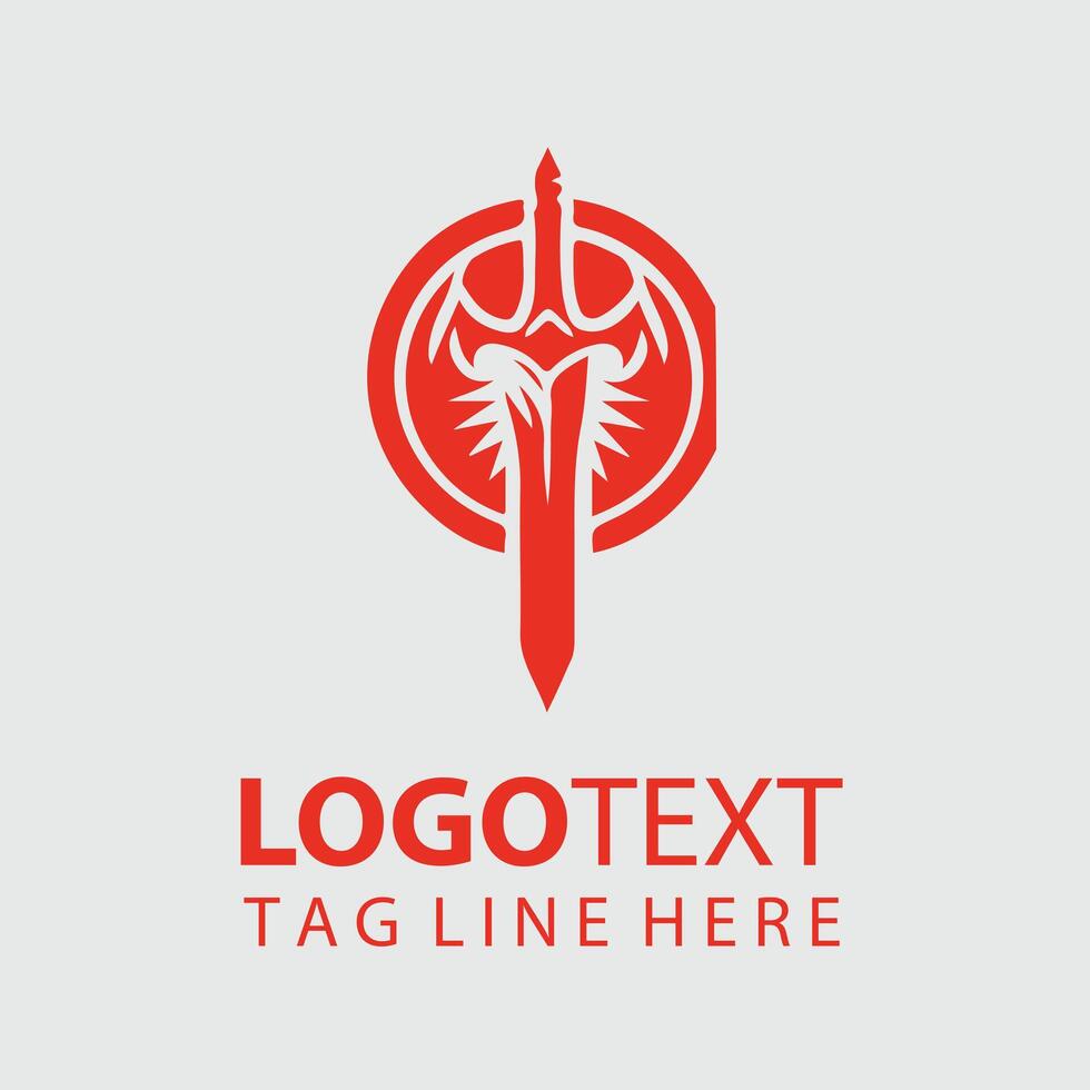 The Swords Warrior Edge Logo vector
