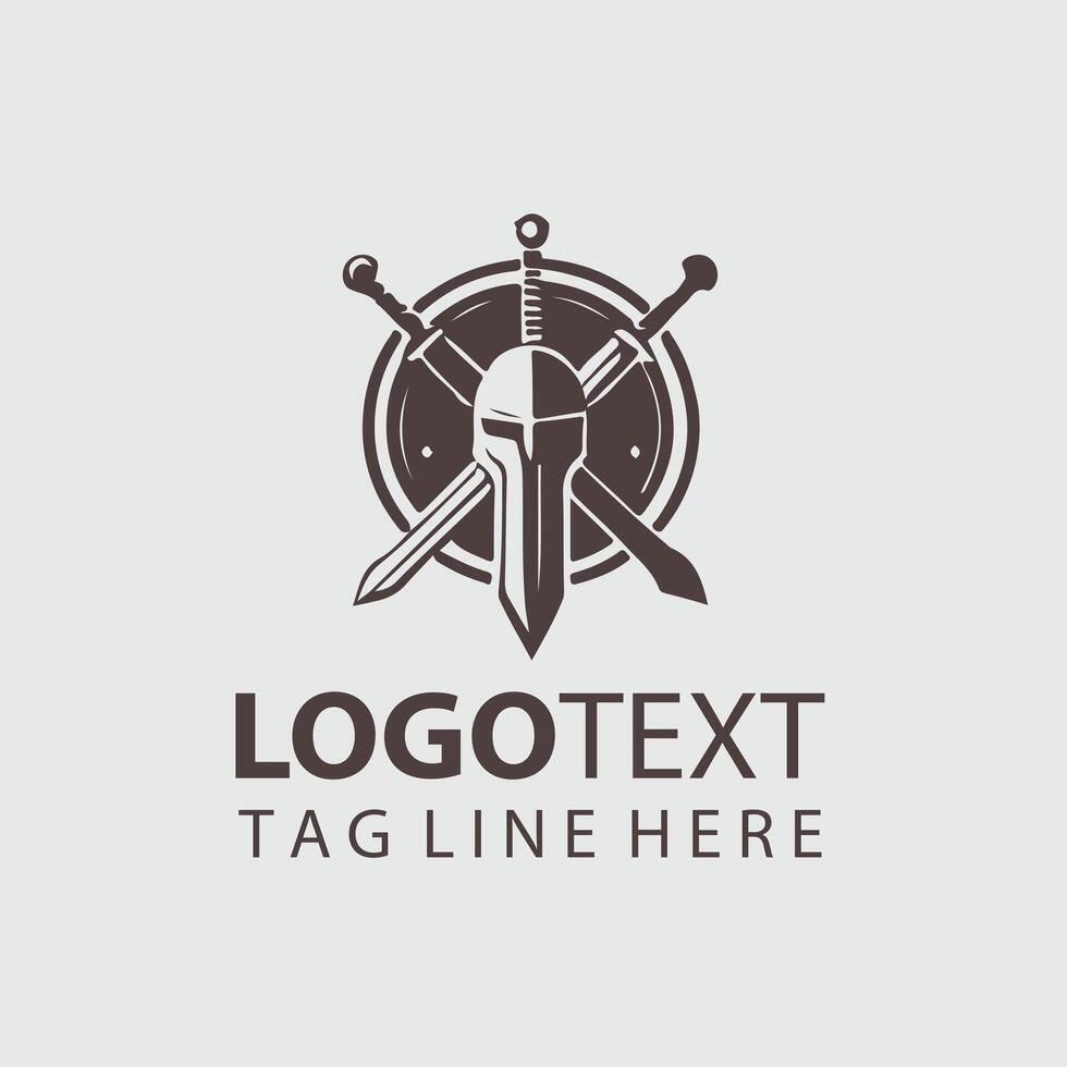 Bloodhu nter Sword sword logo design vector
