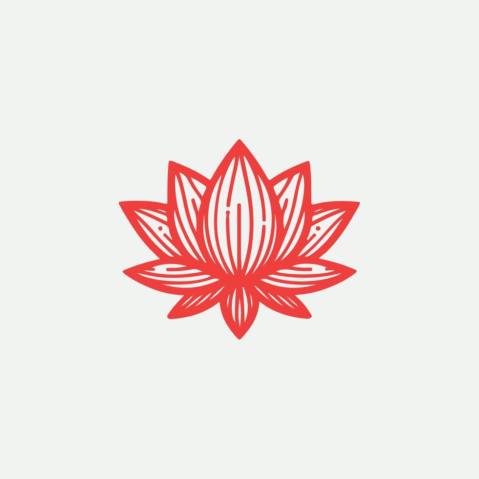 Radiance Linear Lotus Design vector