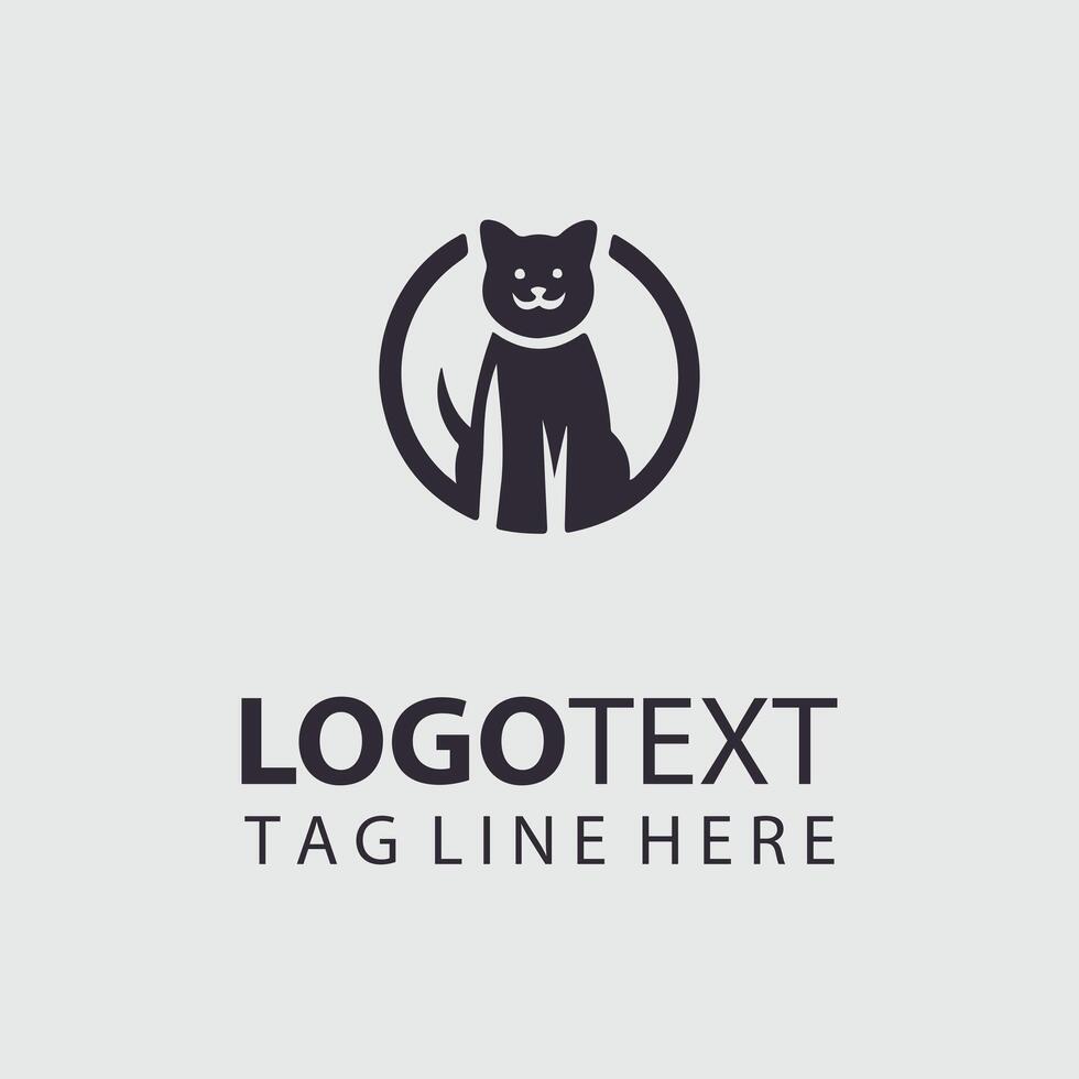 Tail Trotters Friendly Dog design vector