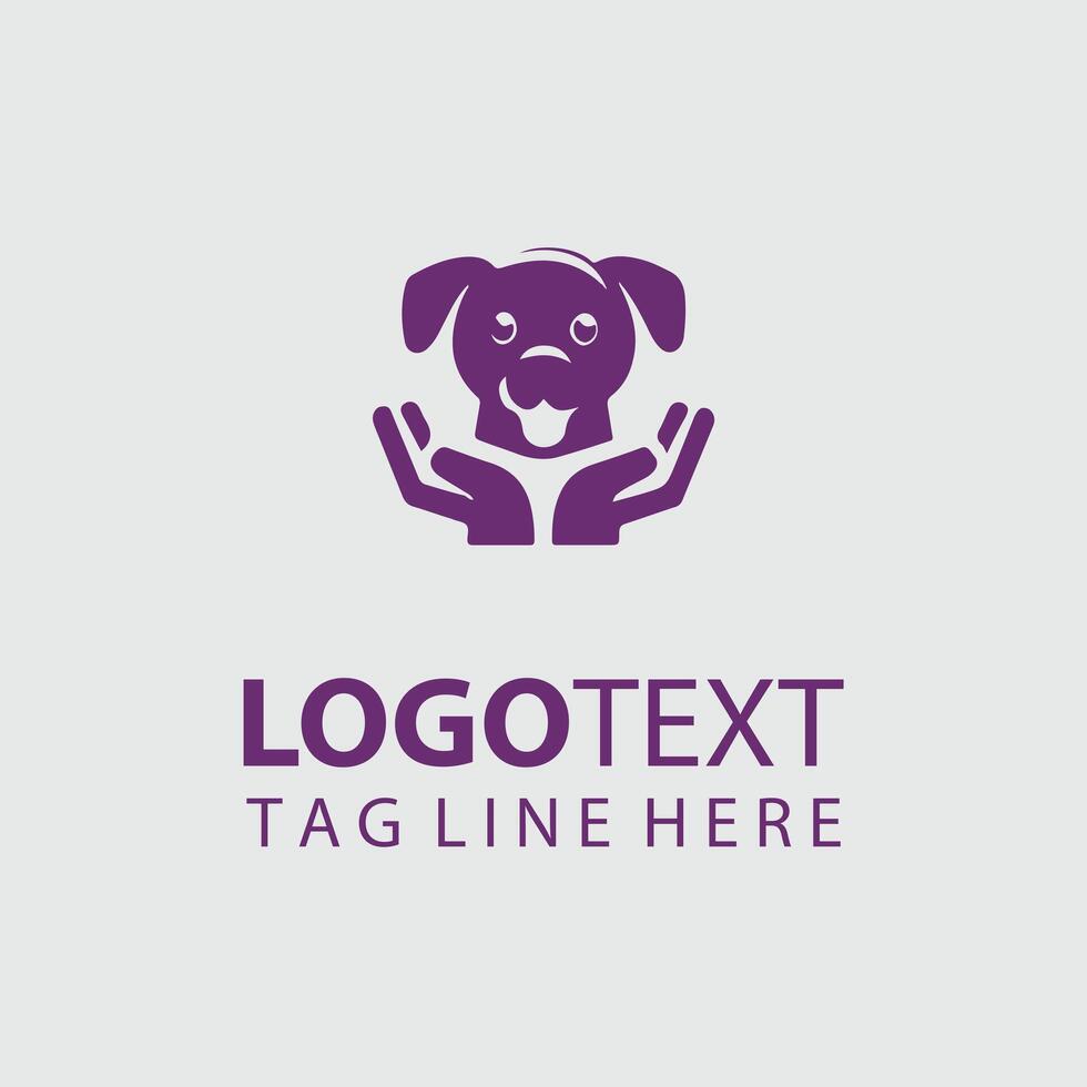 Happy Hounds Friendly Dog design vector