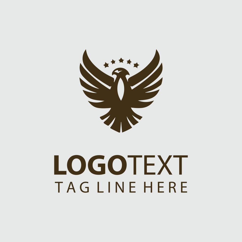 Imperial Flair Eagle Shield Logo vector