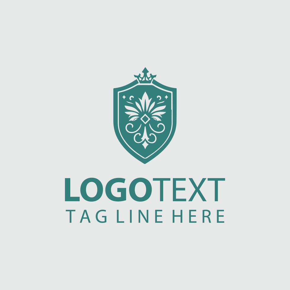 The Majestic Halo Elegant Classic Logo vector