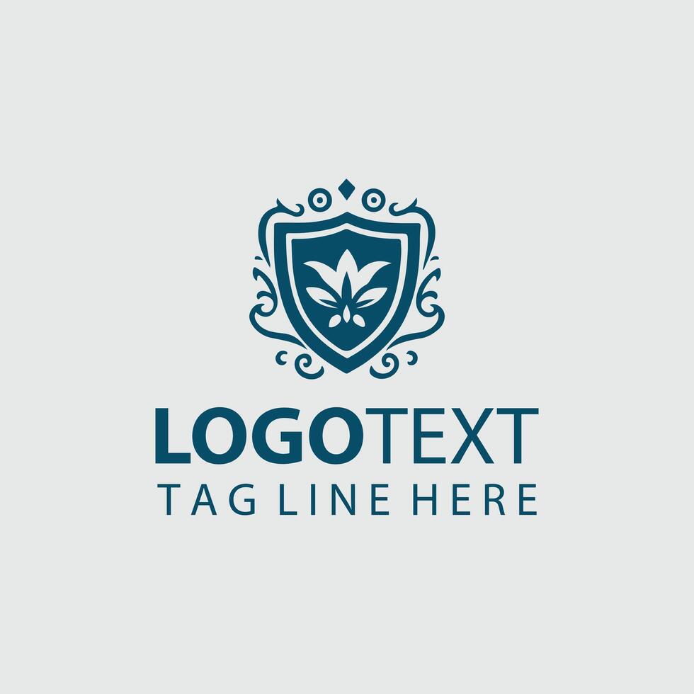 The Velvet Halo Elegant Classic Logo vector