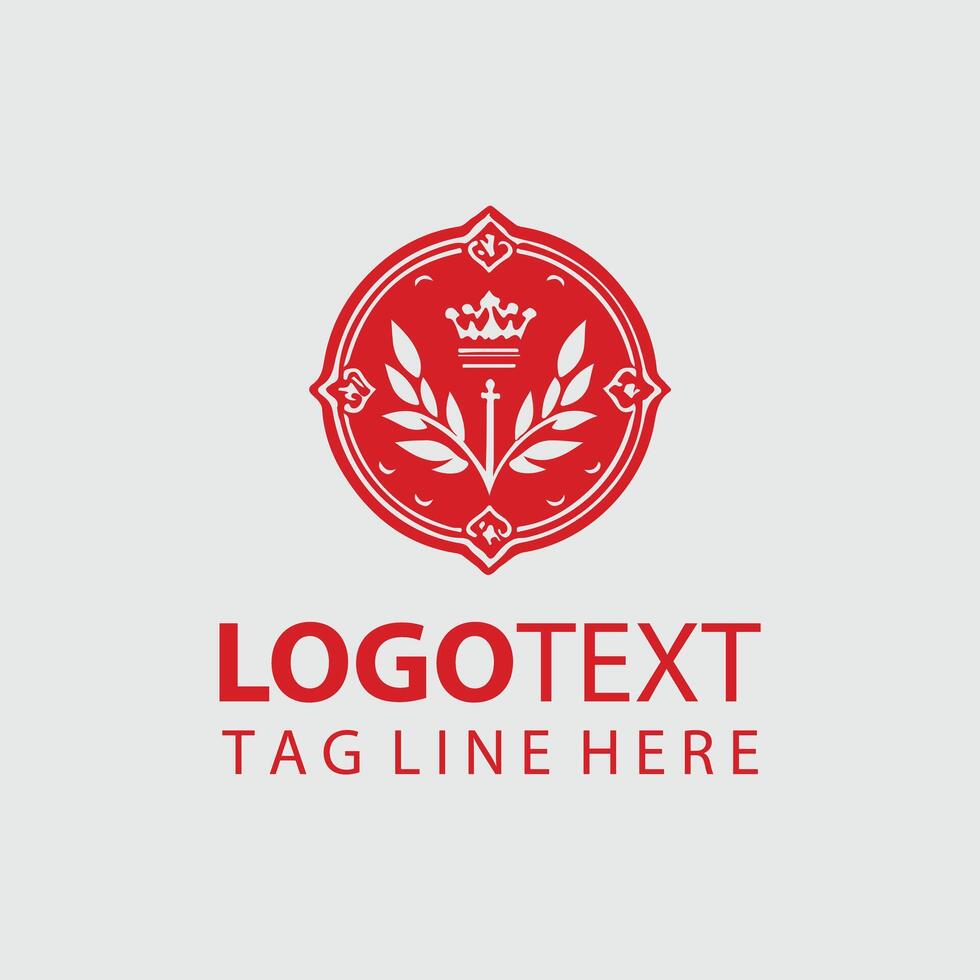 Timeless Crest Elegant Classic Logo vector