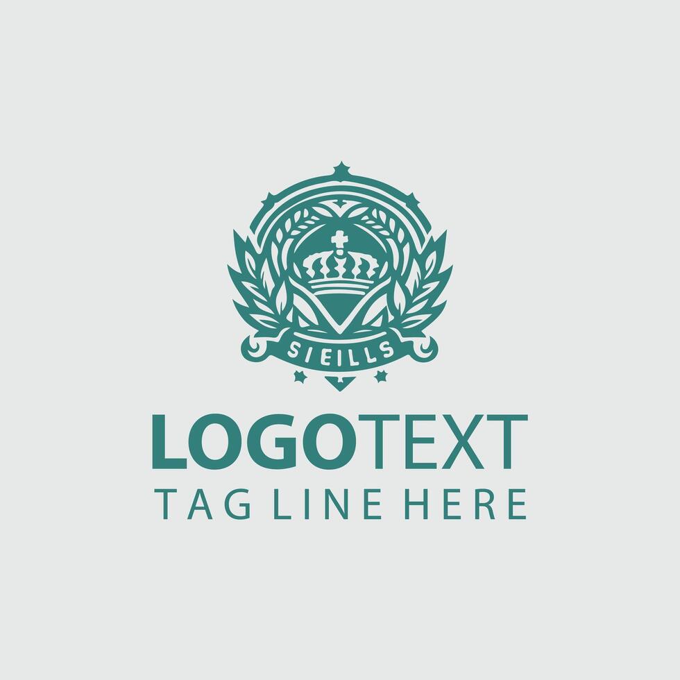The Royal Attire Elegant Classic Logo vector