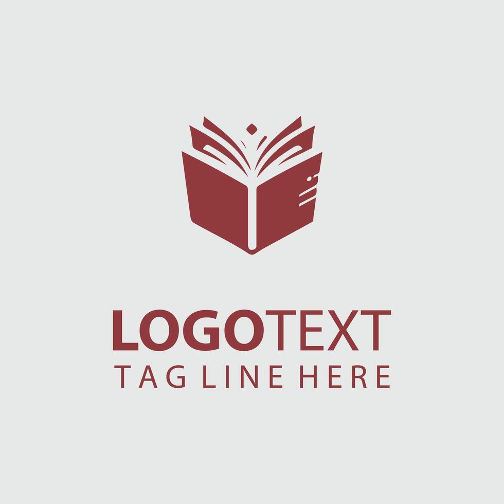 Temporal Lines Abstract Book Pages logo vector