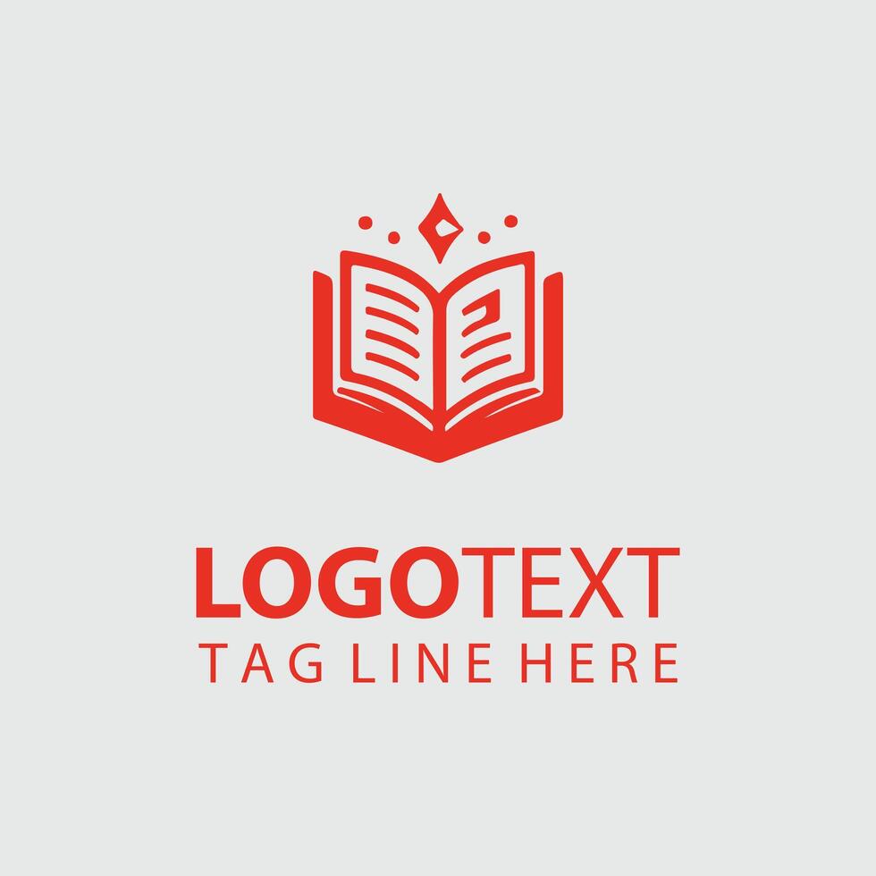 The Paper Wave Abstract Book Pages logo vector