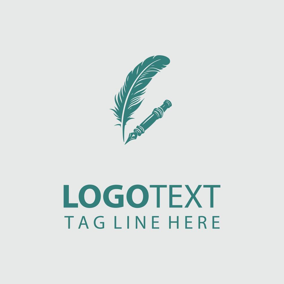 Quill And Echoes Logo vector