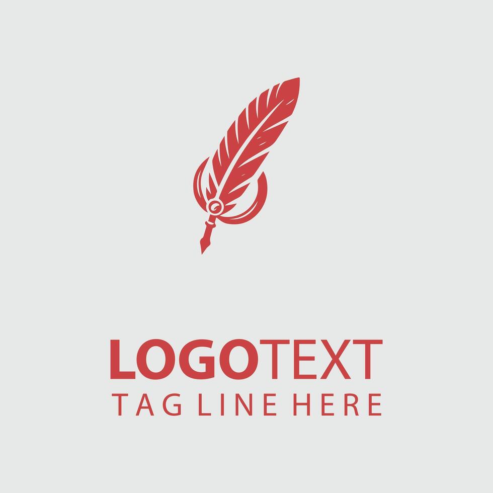 Ink And Feathered Lore Logo vector