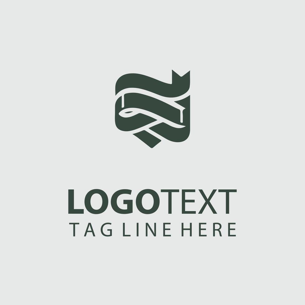 Pure Satin Ribbon logo vector