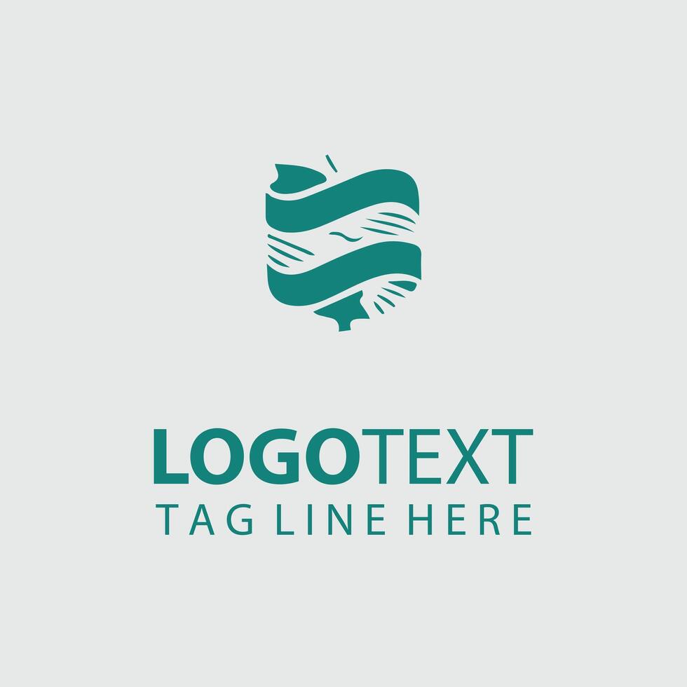 The Twisted Bow Ribbons Logo Design vector