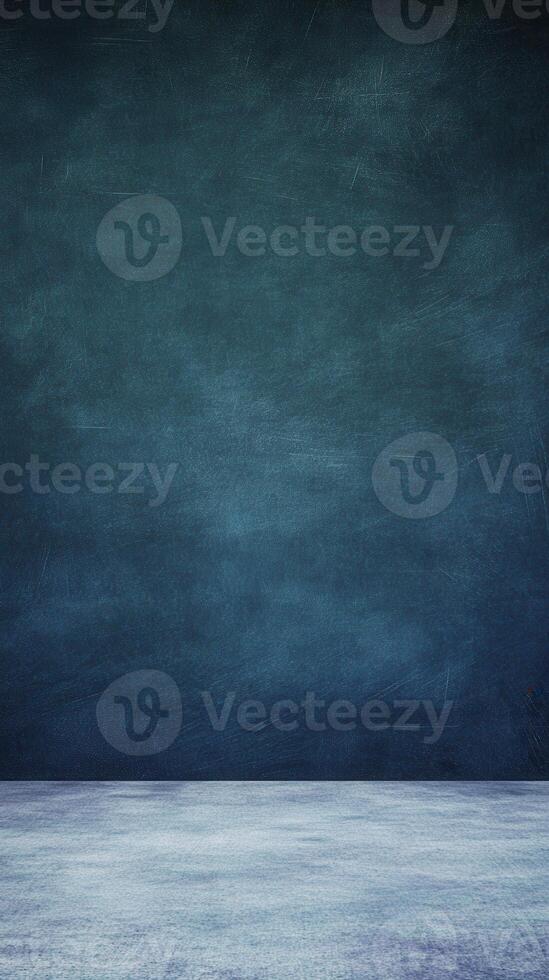 Textured studio backdrop featuring a gradient from dark blue to light blue gray for photography photo