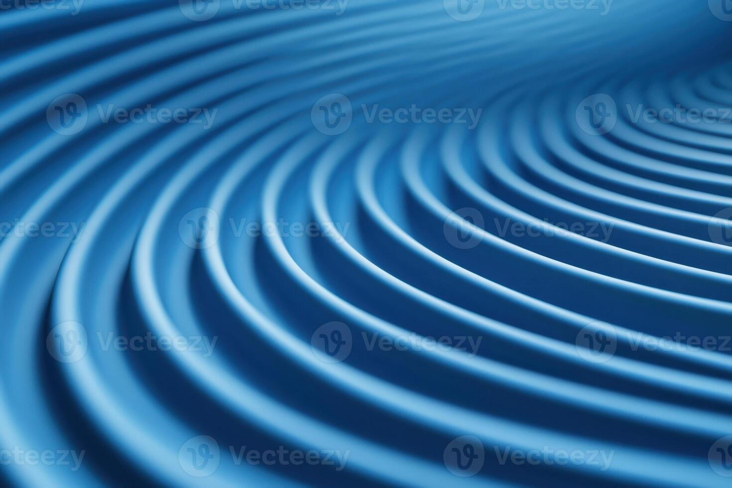 Abstract blue curves creating a fluid, rhythmic pattern, evoking a sense of motion and depth photo
