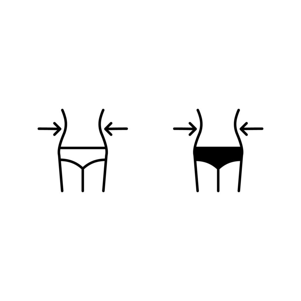 weight loss icon vector