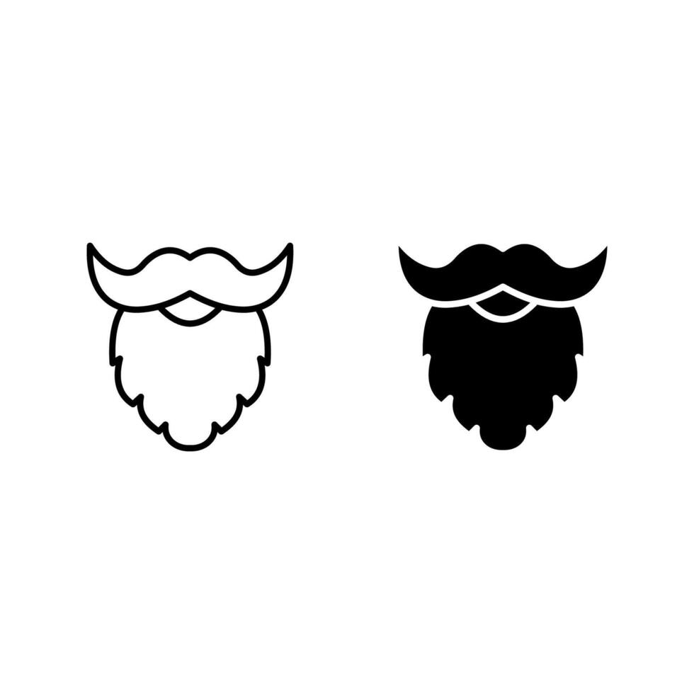 leprechaun beard icon vector