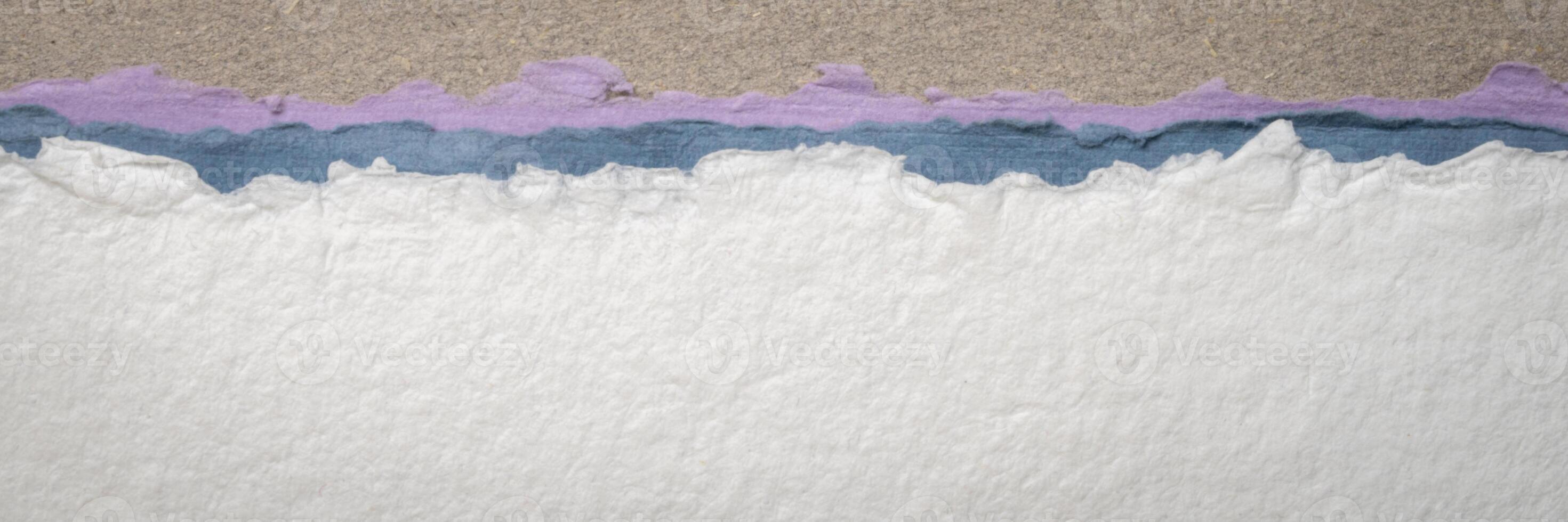 abstract landscape in pastel tones, a collection of art papers photo