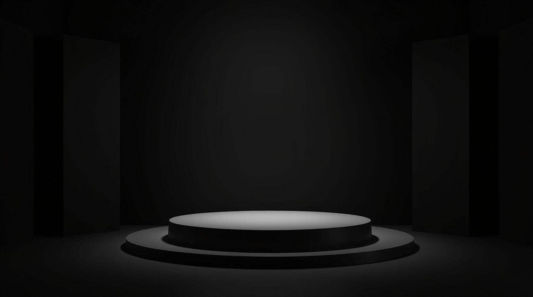 Clean Neutral Background with Abstract Shapes for Product Showcase photo