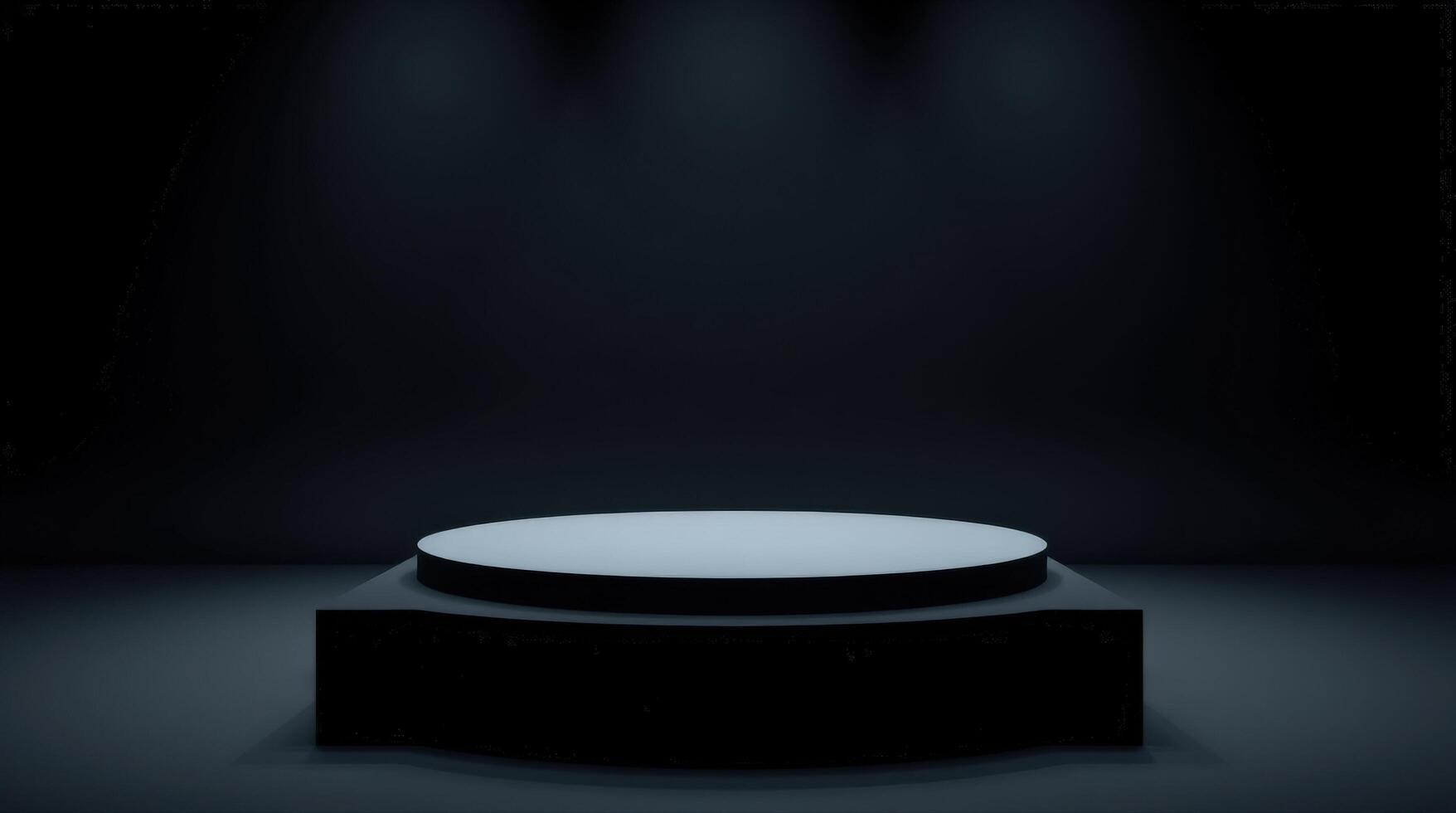Sleek Surface with Dramatic Lighting and Shadow Play photo