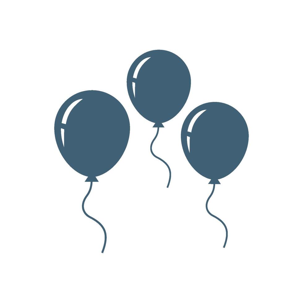 Balloons Logo Template flat design Illustration Design vector