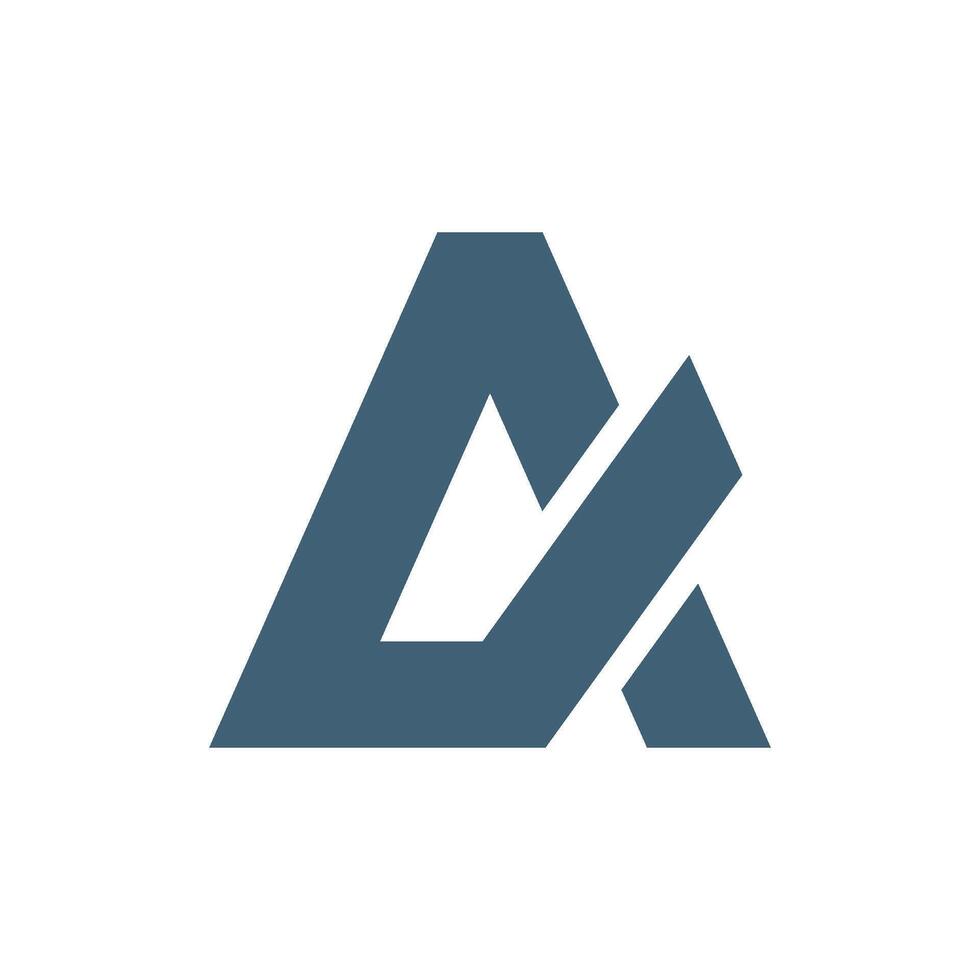 Abstract Letter A Logo Template illustration design vector