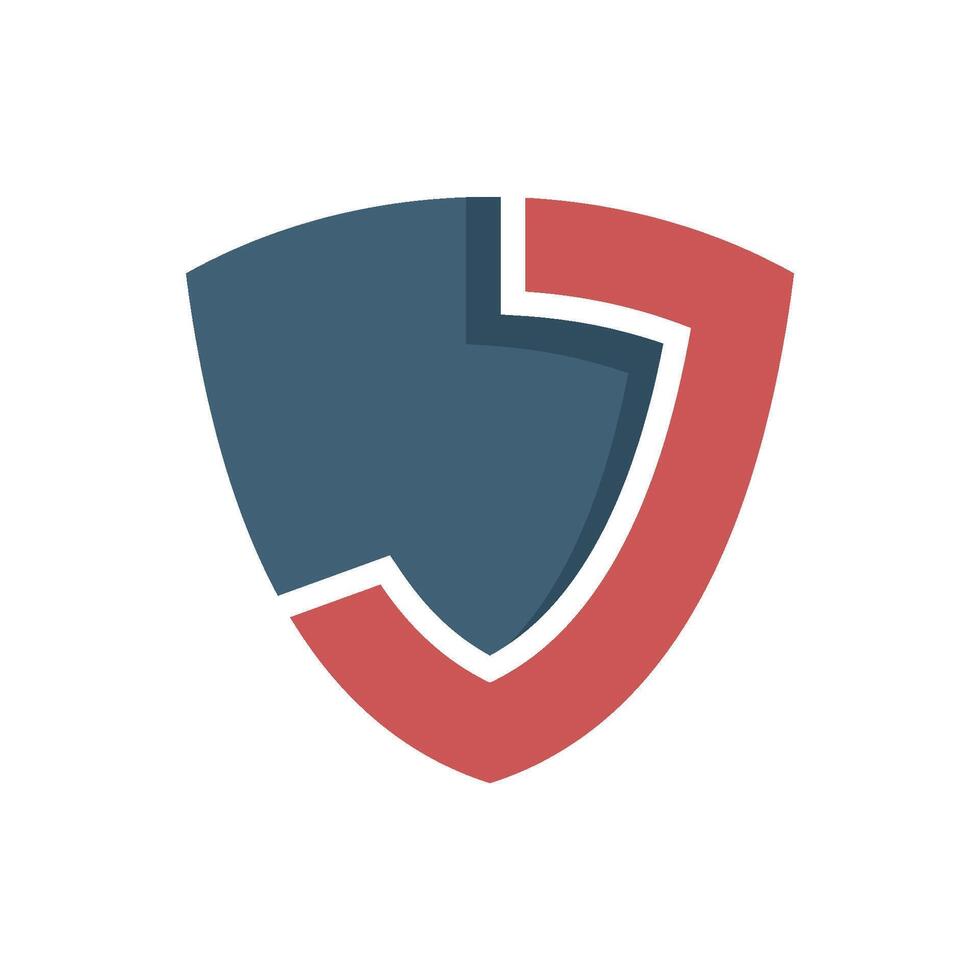 Shield J Letter Logo Template illustration design vector