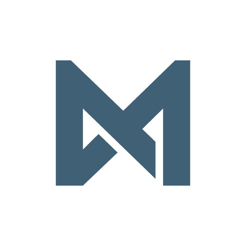 Abstract Infinity Letter M Logo Template Illustration Design. EPS 10. vector