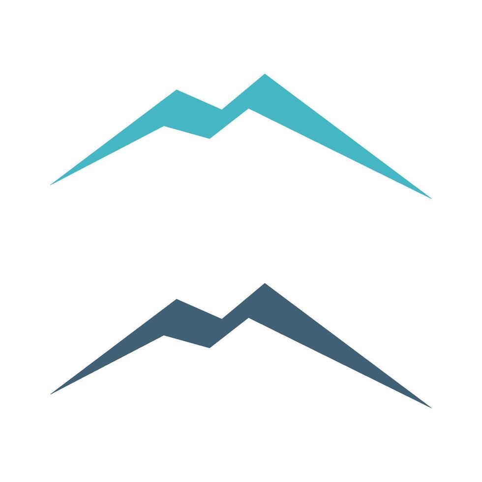 Mountain Shape Letter M Logo Template Illustration Design. EPS 10. vector