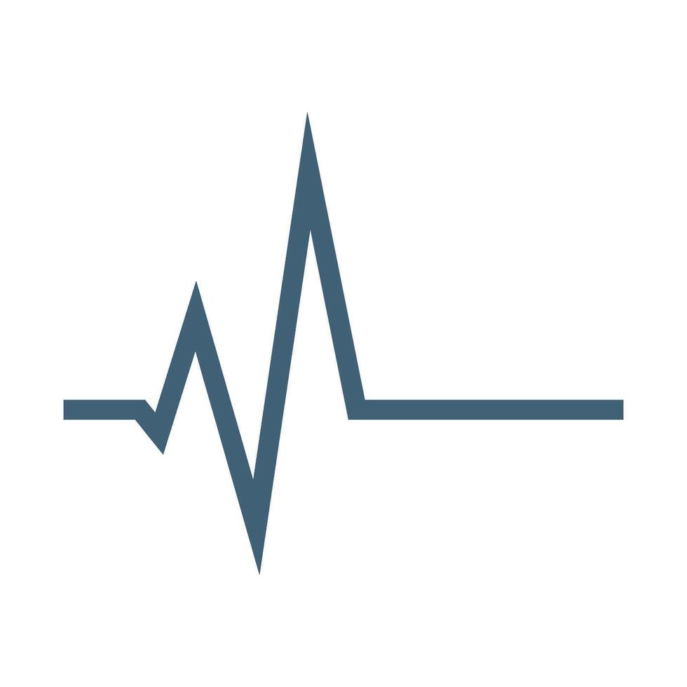 EKG Cardiogram Pulse Letter M Logo Template Illustration Design. EPS 10. vector