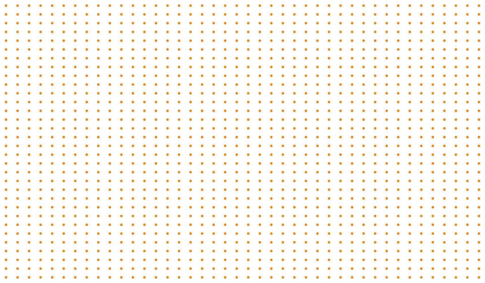 Seamless Halftone Dot Pattern with Small Orange Dots on a White Background vector