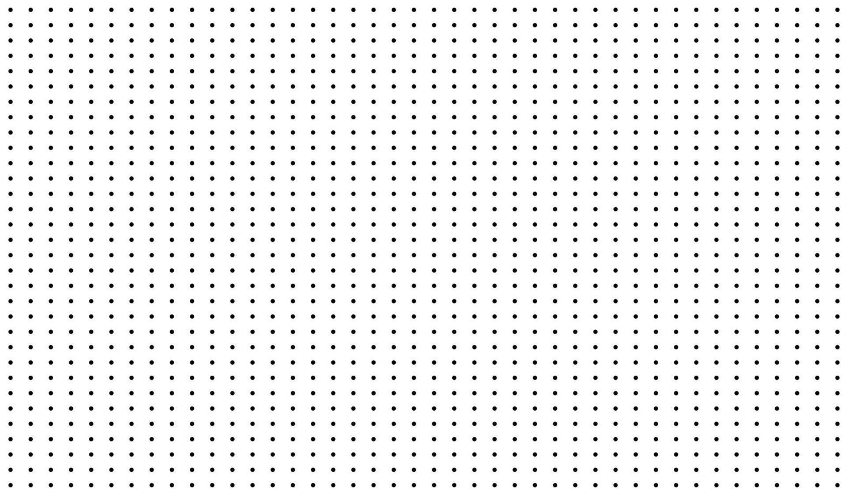 Seamless Halftone Dot Pattern with Black Dots on a White Background vector