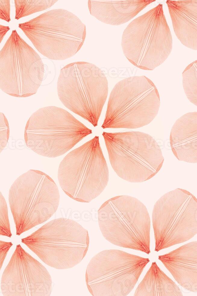 Abstract nature pattern of flower from petals pink color, natural texture leaf as natural background or backdrop. Macro texture, aesthetic photo with veins of petal, trend botanical design