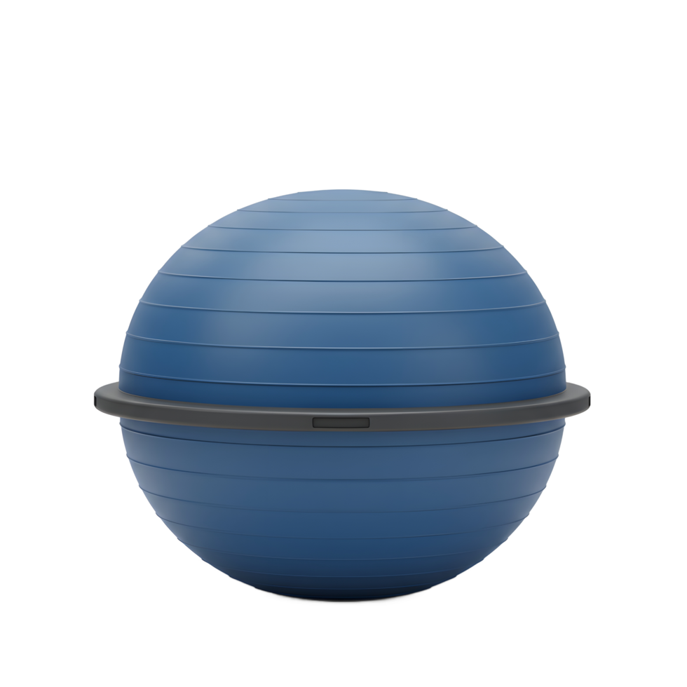 Blue Balance Ball for Core Strength and Stability png