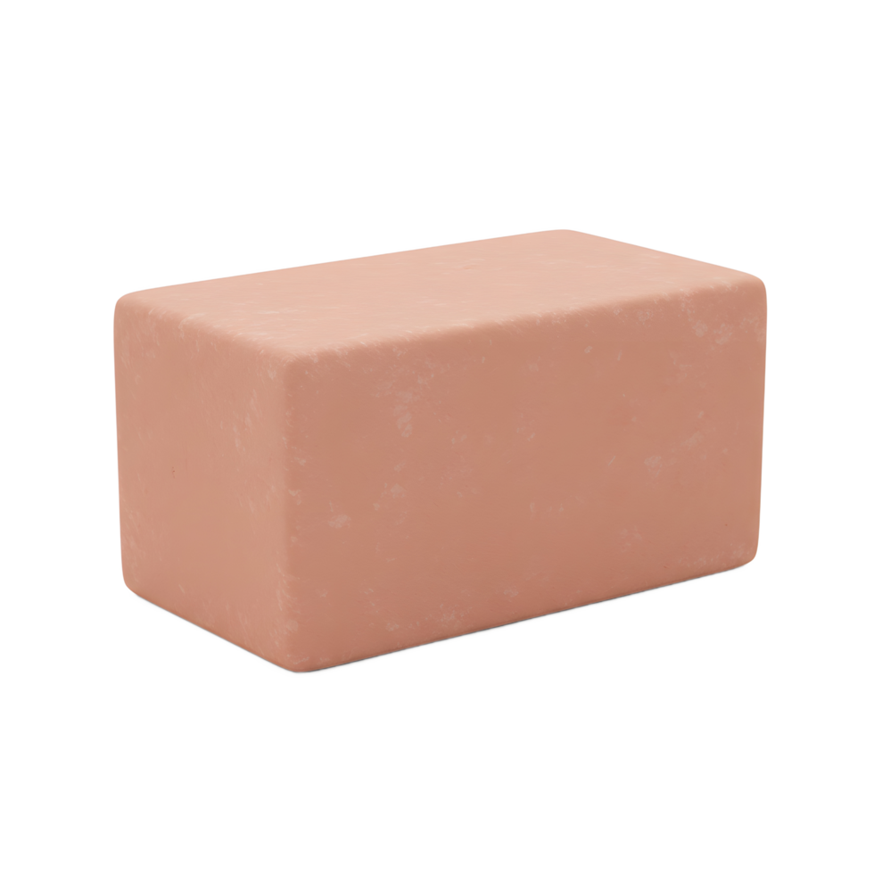 Peach Yoga Block for Pilates and Fitness png