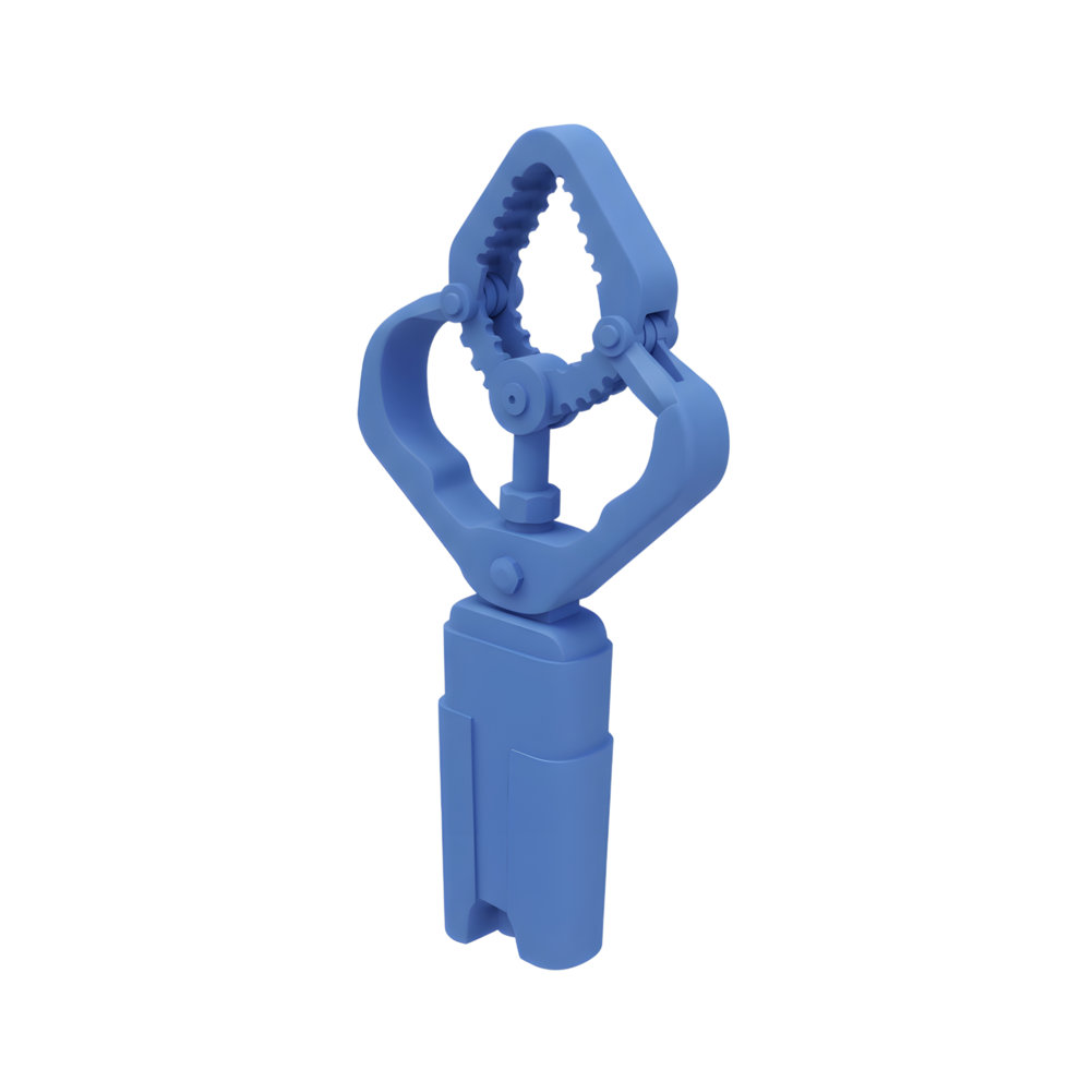 3D Model Robotic Claw Gripper Industrial Automation png