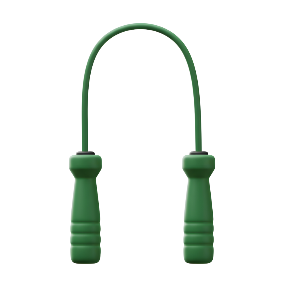 Green Jump Rope Fitness Equipment for Workout png