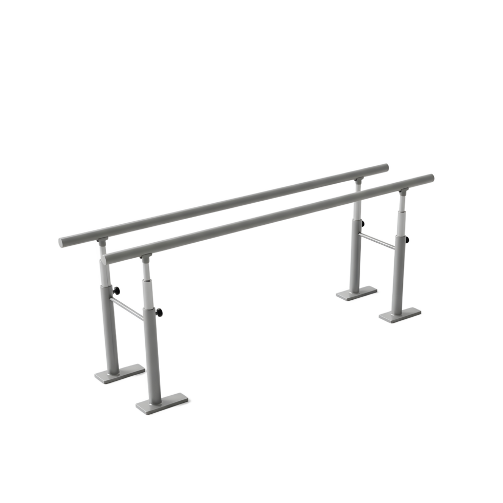 Adjustable Parallel Bars for Physical Therapy and Rehabilitation png