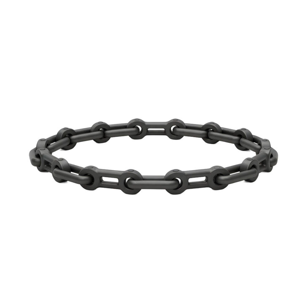 Black Chain Bracelet Mens Jewelry Dark Minimalist Style png
